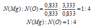 определение молекулярной формулы вещества методом подбора